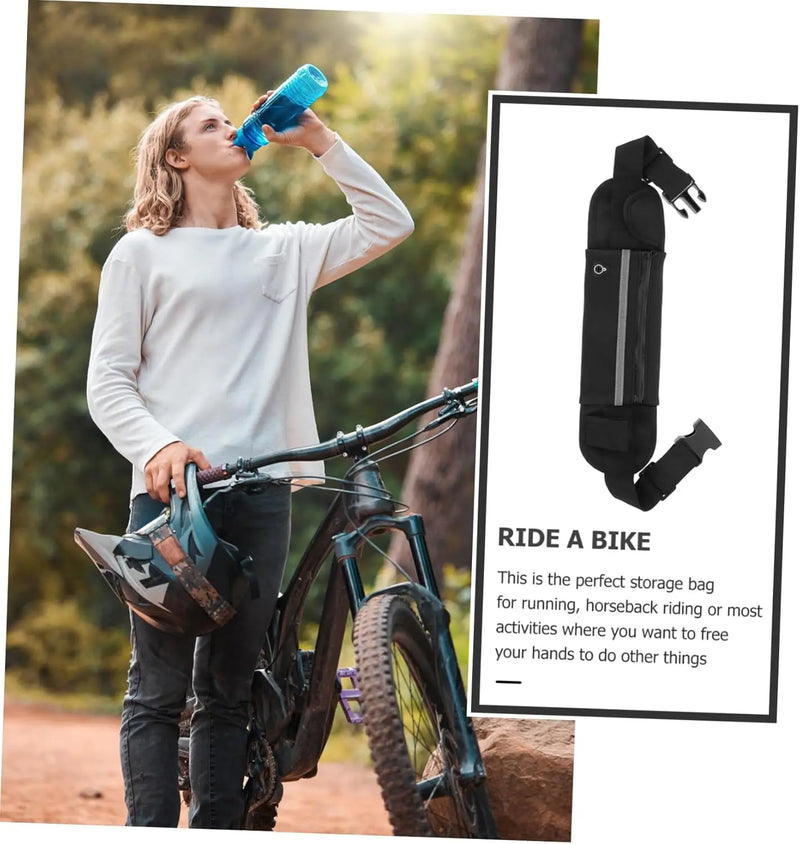 Bolsa De Cintura Atlética Unica Para Esporte Impermeavel Porta Celular