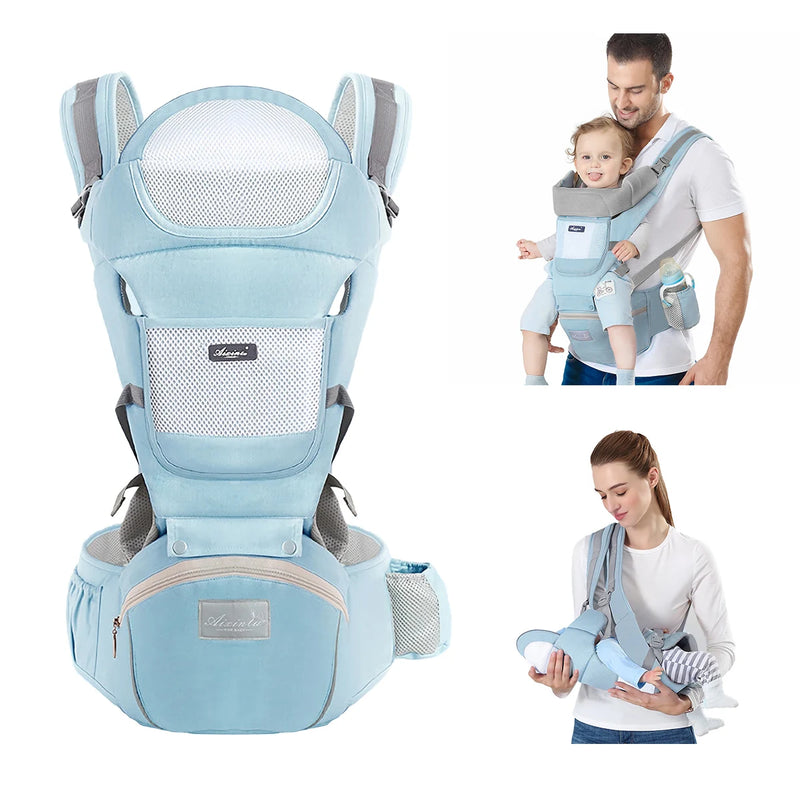 Canguru para bebe&nbsp; seguro com apoio para os quadris&nbsp; Sling e bolsa ergonômico