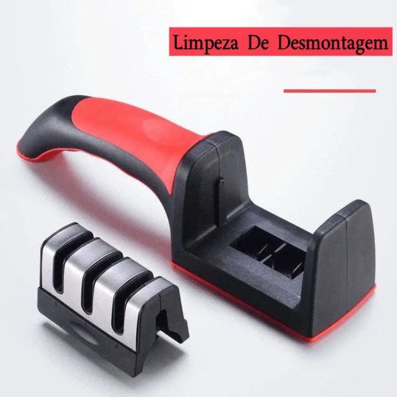 Amolador afiador de facas Sharpster profissional tesoura garfos cozinha gourmet churrasco-entrega rápida para todo brasil