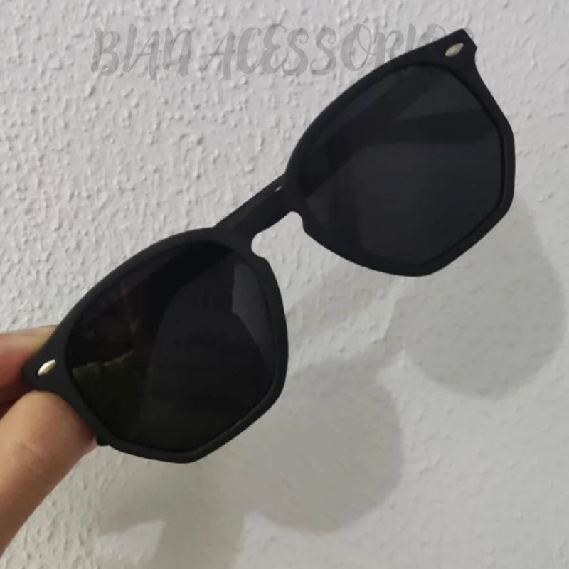-EBIAN-Óculos de sol masculinos hexagonais modernos e casuais de acetato de alta qualidade - ENVIO IMEDIATO PARA TODO O BRASIL