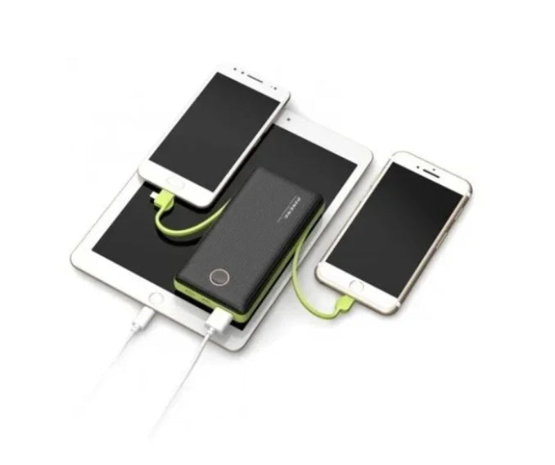Carregador portátil powerbank 20.000 mah turbo universal
