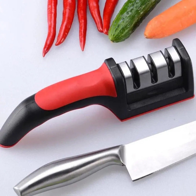 Amolador afiador de facas Sharpster profissional tesoura garfos cozinha gourmet churrasco-entrega rápida para todo brasil