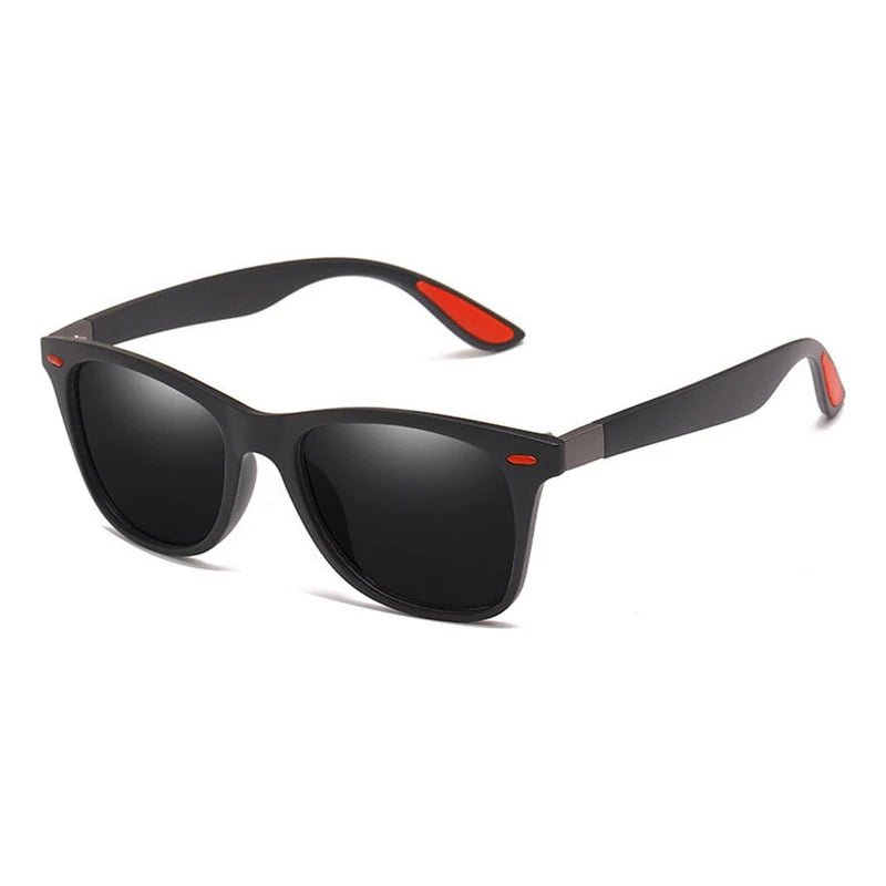 Novos óculos de sol polarizados da moda para homens e mulheres, lentes espelhadas, óculos de sol esportivos