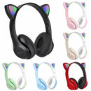 Fone de ouvido orelha gatinho bluetooth infantil led menino menina cores variadas