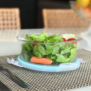 Lancheira de vidro resistente ao calor 400 ml marmita hermético vedação pote FIT