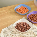 Pratos Plásticos Reutilizáveis Resistentes Tigela Pet Sobremesa Jantar Cozinha Festa Churrasco Lanche Infantil Durável