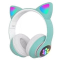 Fone Gatinho sem fio com led Infantil meninas gato