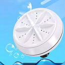 Mini Maquina lava roupas rotativa portátil p/ balde