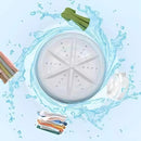 Mini Maquina lava roupas rotativa portátil p/ balde