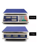 Balança Eletrônica Digital Comercial 40kg Precisão de Frutas Vegetais Carne Alimentos - SKYTUR