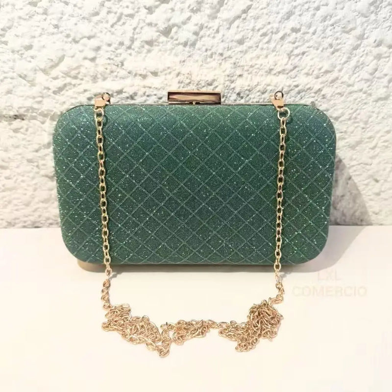 Bolsa tiracolo - carteira feminina com glitter para festa - banquete - casamento WT168-132