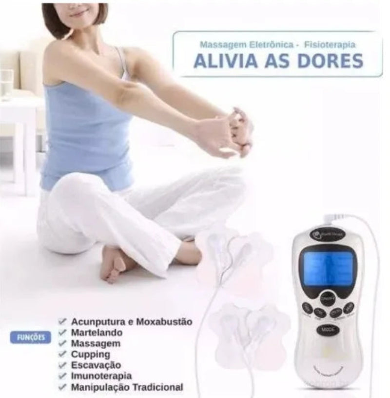 Aparelho de fisioterapia portátil de acupuntura de choque elétrico