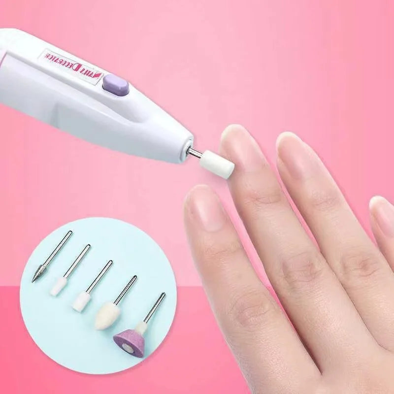 Lixa elétrica unha profissional manicure pedicure sem fio