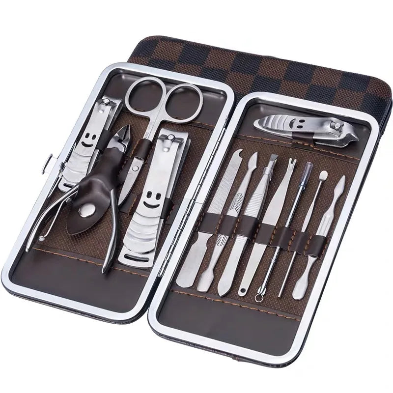 Kit cortador de unhas portátil para manicure Pinca Scissors