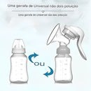 Massageador portátil recarregável manual/elétrico silencioso para extração de leite materno