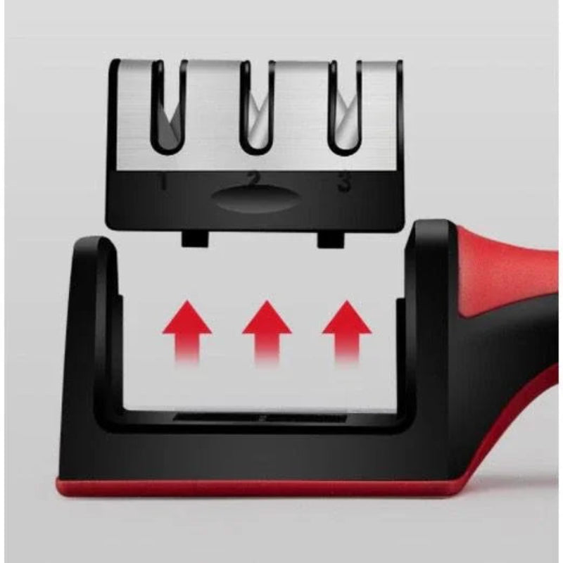 Amolador afiador de facas Sharpster profissional tesoura garfos cozinha gourmet churrasco-entrega rápida para todo brasil