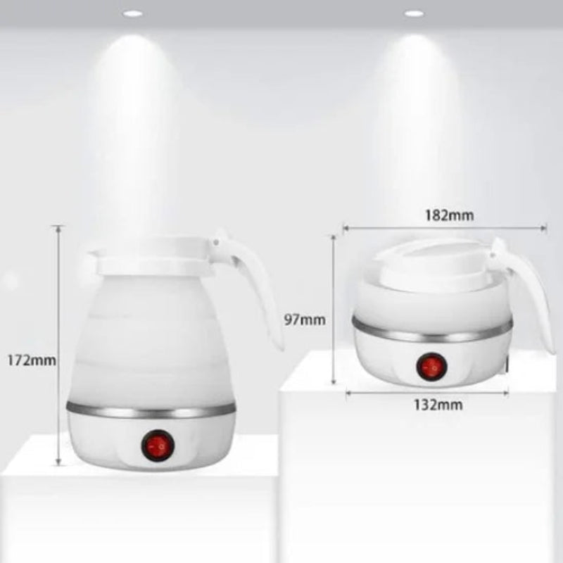 Jarro de chaleira elétrica de silicone dobrável portátil - Neverdie Store