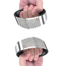 Kit 3 Espremedores de alho, cebola e batata, amassador em aço inox