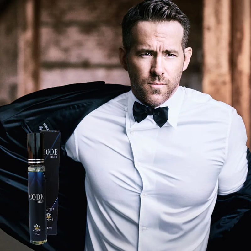 Perfume mas/ "Code Man" 28ml zyone eau de parfum fragrância Importada de alta fixação