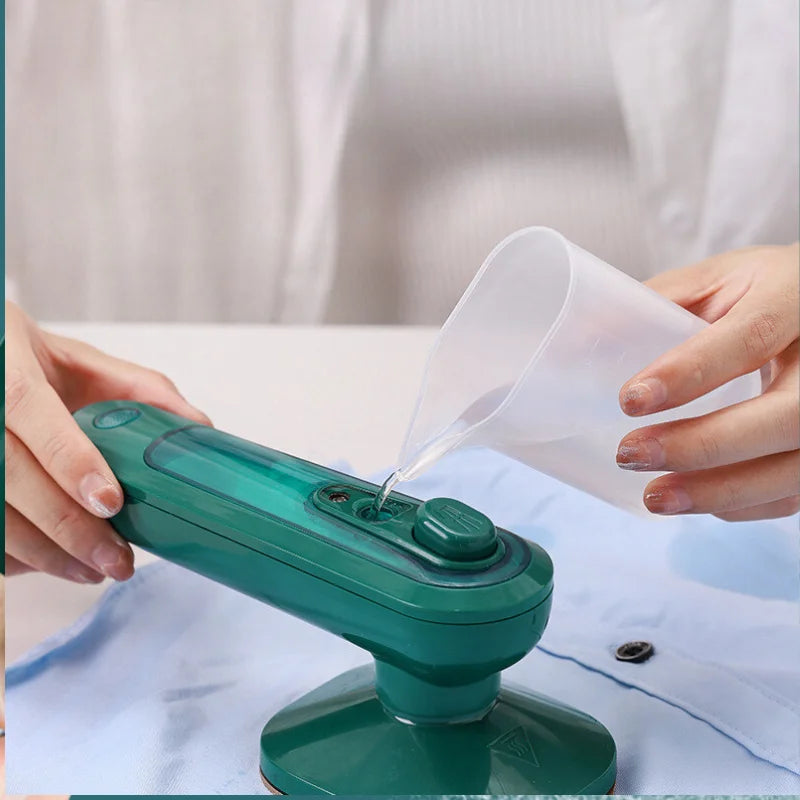 Mini ferro de passar roupa elétrico portátil para viagem a vapor, bolsa pequena e leve, cabe na bolsa