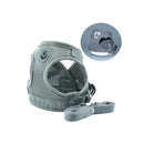 Coleira peitoral para cachorro com guia de passeio colete reflexivo regulável