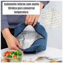 Bolsa térmica portátil com isolamento térmico de desenho
