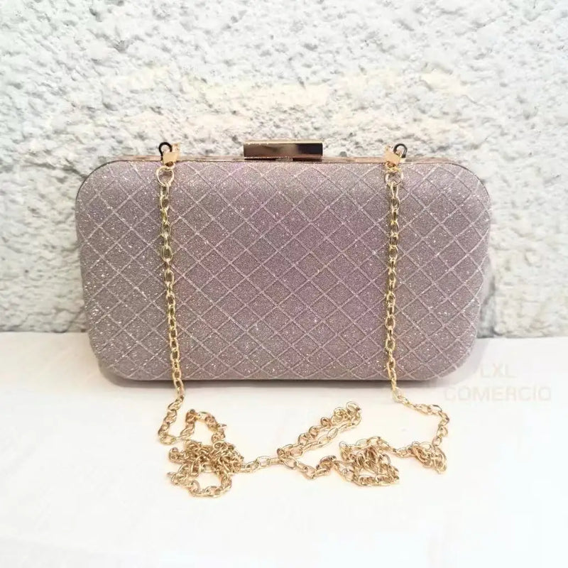 Bolsa tiracolo - carteira feminina com glitter para festa - banquete - casamento WT168-132