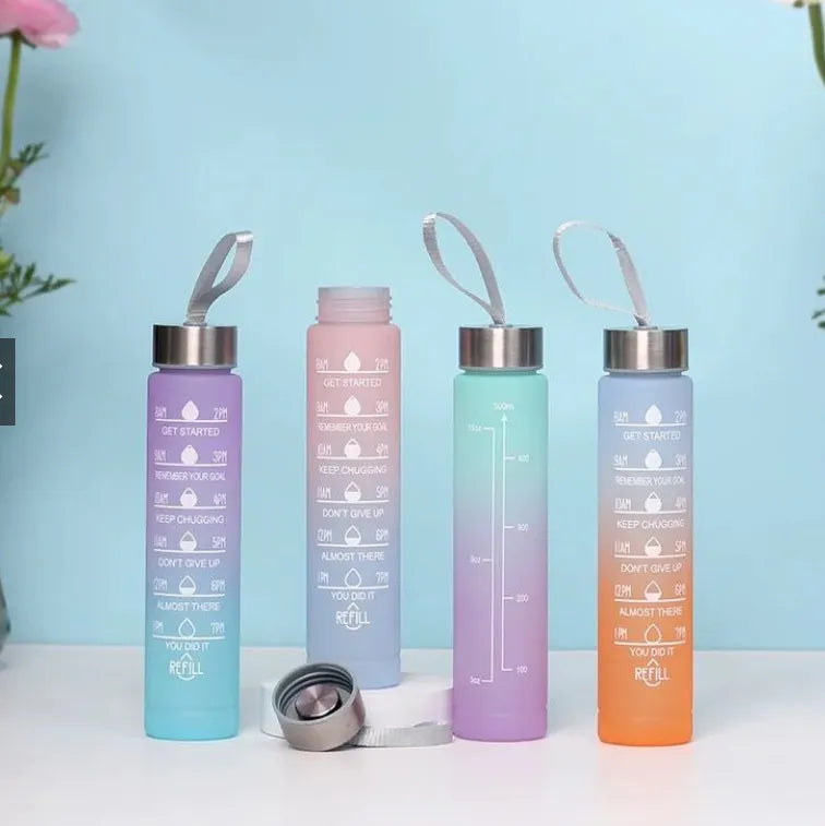 KIT 3 garrafas degradê, 250ml, 750ml e 2000ml - SqueezeSport®