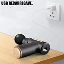 Massageador elétrico mini profissional muscular e facial&nbsp; recarregável - Massagem e Terapia