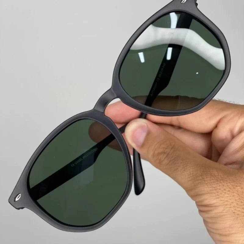 -EBIAN-Óculos de sol masculinos hexagonais modernos e casuais de acetato de alta qualidade - ENVIO IMEDIATO PARA TODO O BRASIL