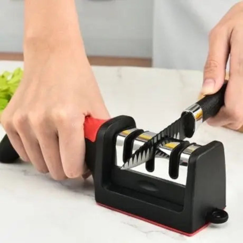 Amolador afiador de facas Sharpster profissional tesoura garfos cozinha gourmet churrasco-entrega rápida para todo brasil