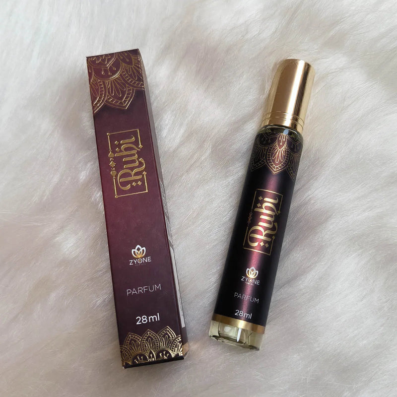 Perfume "Ruby Zyone" 28ml male royal amber melon pineapple amber vanilla musk woods EDP high fixation arabic fragrance