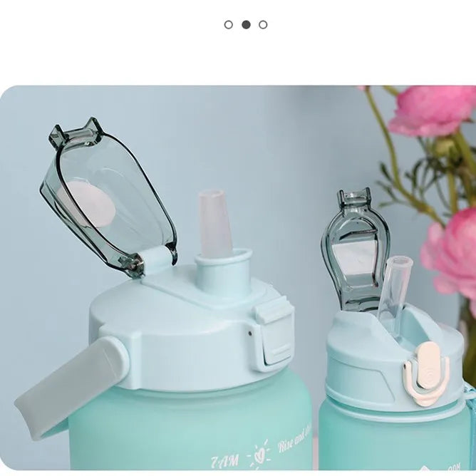 KIT 3 garrafas degradê, 250ml, 750ml e 2000ml - SqueezeSport®