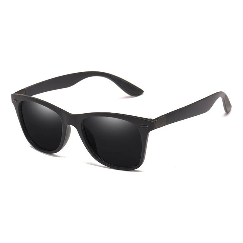 Novos óculos de sol polarizados da moda para homens e mulheres, lentes espelhadas, óculos de sol esportivos