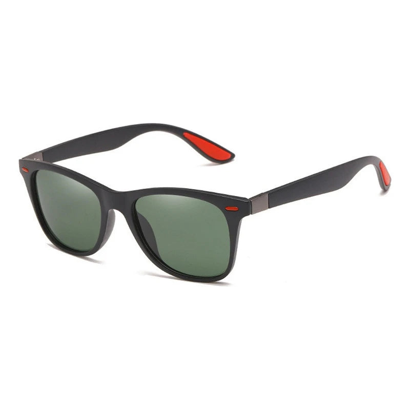 Novos óculos de sol polarizados da moda para homens e mulheres, lentes espelhadas, óculos de sol esportivos