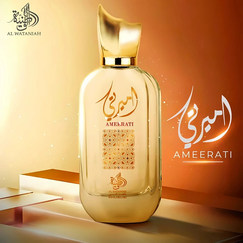 Perfume Árabe ameerati al wataniah 100ml eau de parfum feminino original lacrado