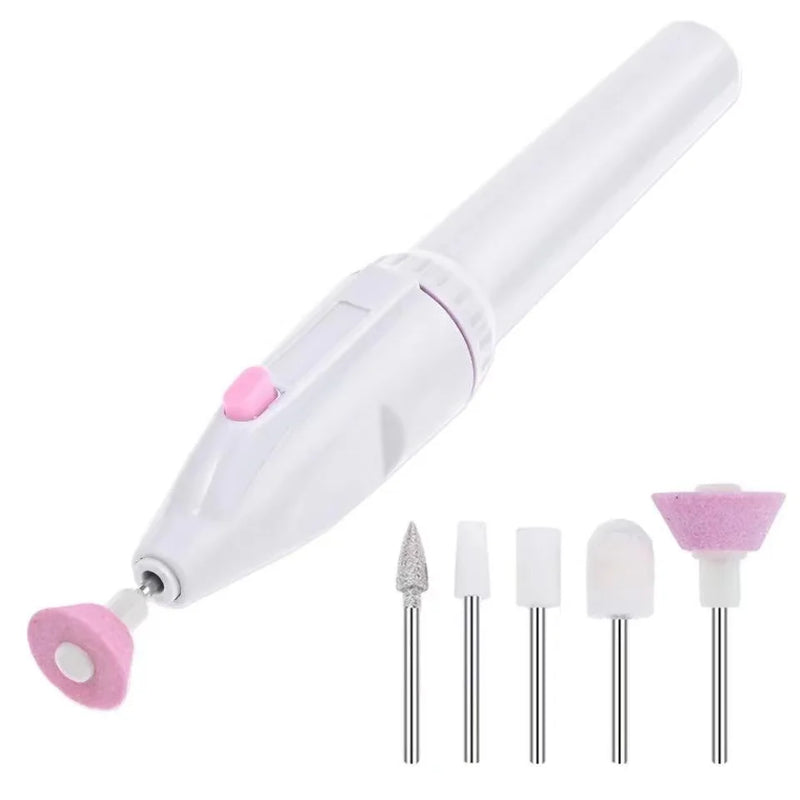 Lixa elétrica unha profissional manicure pedicure sem fio