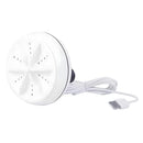 Mini Maquina lava roupas rotativa portátil p/ balde