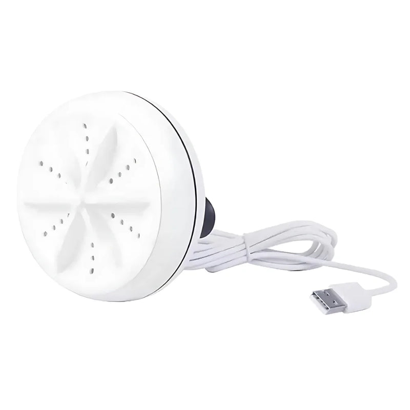 Mini Maquina lava roupas rotativa portátil p/ balde