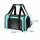 Bolsa de transporte pet para cães gato avião paw up