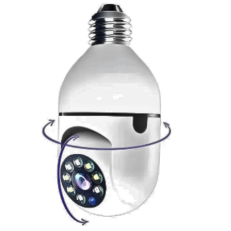 Câmera ip lâmpada smart wi-fi full hd visão noturna yoosee - interna