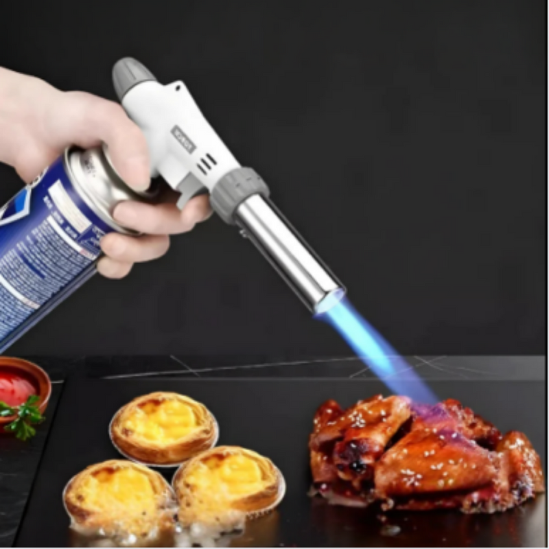 Maçarico culinário gourmet regulável profissional para cozinha e confeitaria