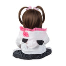 Boneca Reborn panda menina 48cm corpo de silicone - BRASTOY