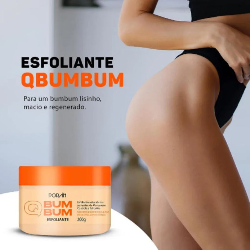 Vegan natural exfoliant Q Bum Bum Porán