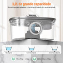 Fonte para gatos e cães com filtro dispensador de água Inox 304, bebedouro automático Newpet