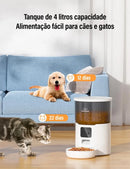 Alimentador automático de 4 litros para gatos, com Wi-Fi Newpet