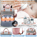 Mochila bolsa maternidade impermeável bolso térmico bebê