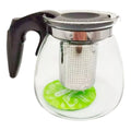 Chaleira de Vidro Com Infosor de Chá Removível em Aço Inox 700ml Linha Luxo Fácil de Limpar