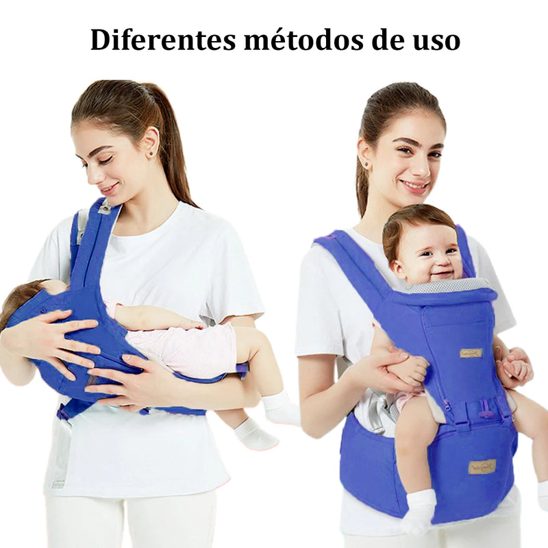 Canguru ergonômico para carregar bebê com pano de sombra 3 em 1,0-3 meses, suporta mais de 10 kg