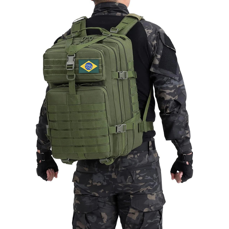 Mochila tática militar assalt reforçada impermeável grande